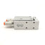 Used SMC MXH16-15Z Compact Slide Table Bore: 16mm, Stroke: 15mm, M5x0.8, 0.06-0.7MPa