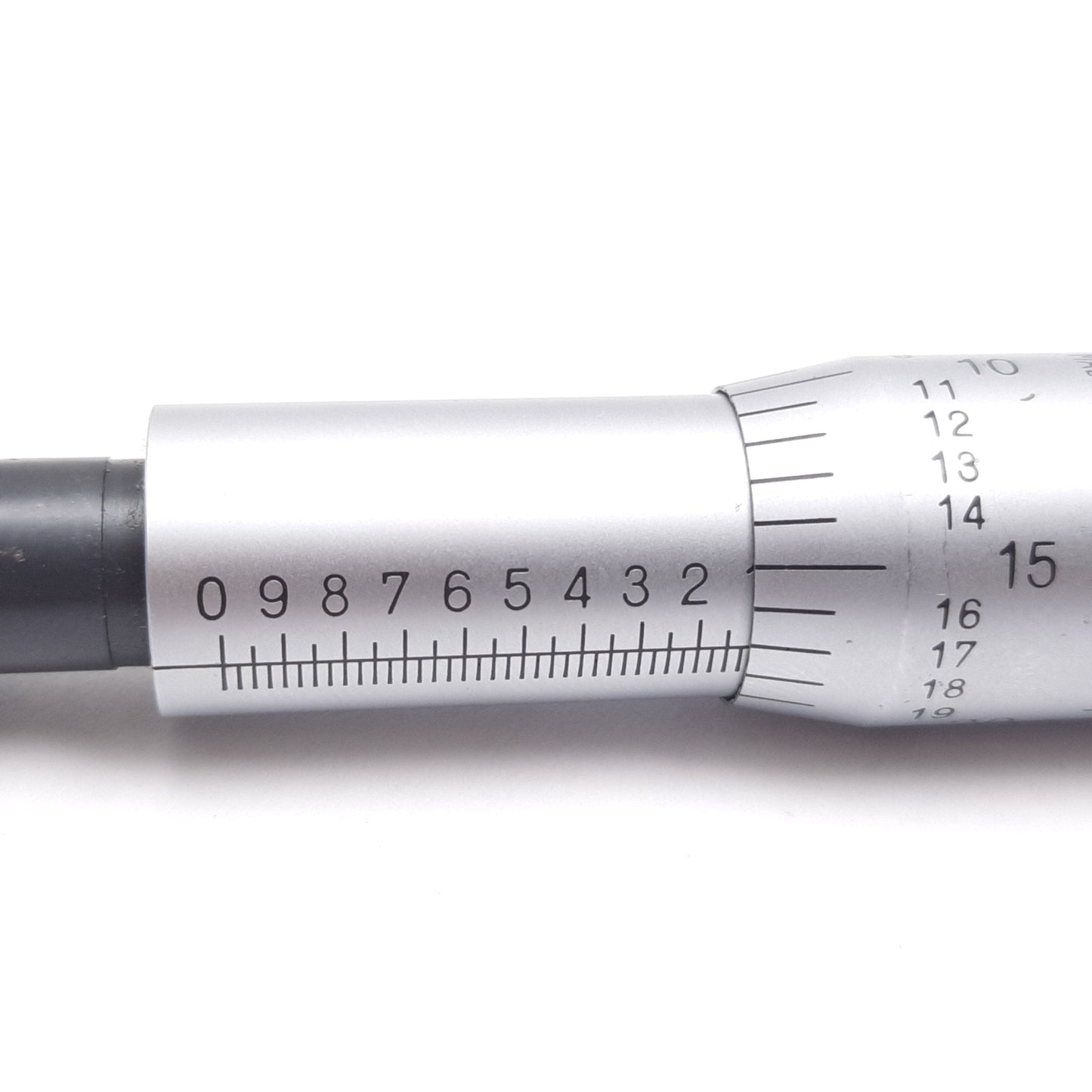 Used Mitutoyo Micrometer Head, 0-1" Range, 0.001" Graduation, 0.25" Diameter