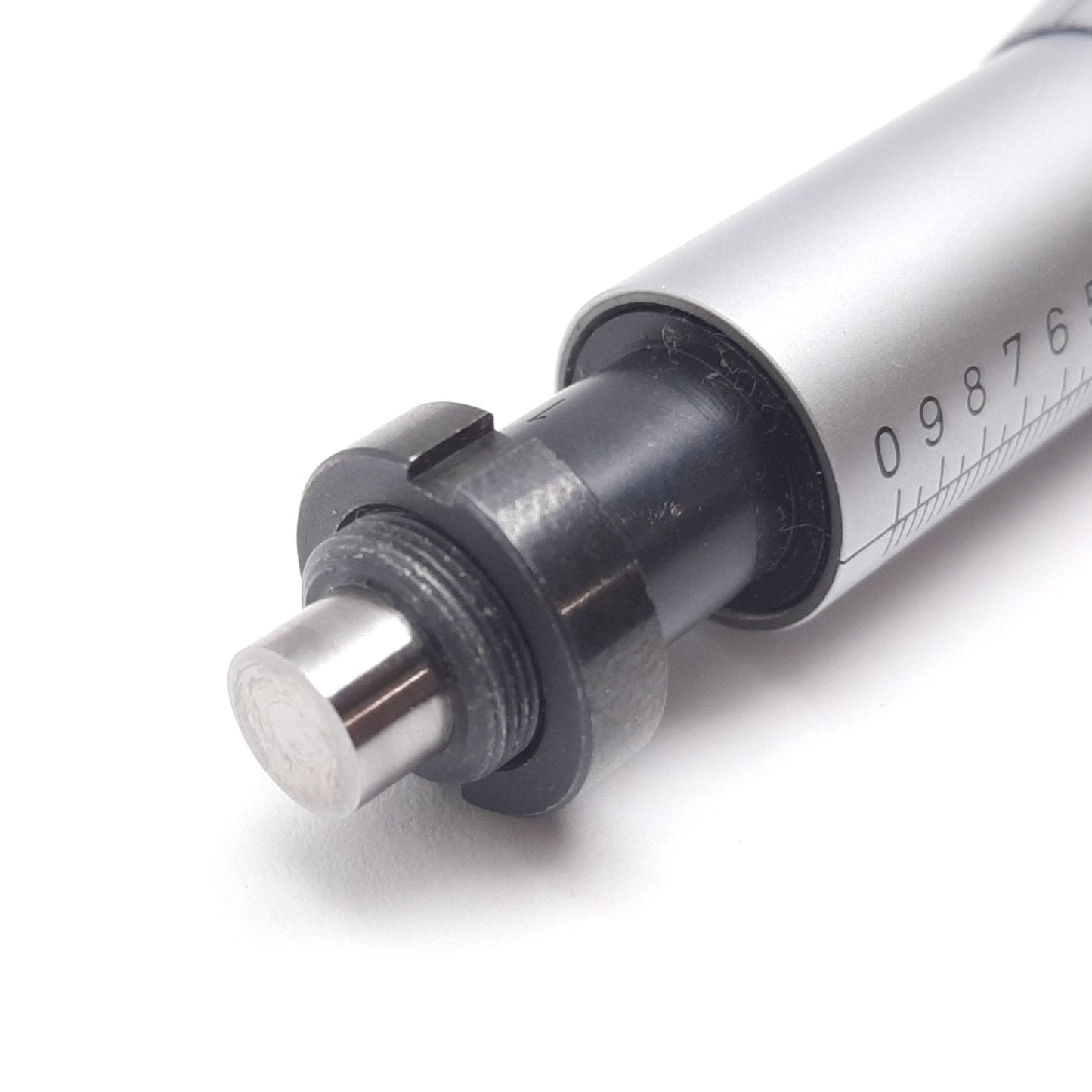 Used Mitutoyo Micrometer Head, 0-1" Range, 0.001" Graduation, 0.25" Diameter