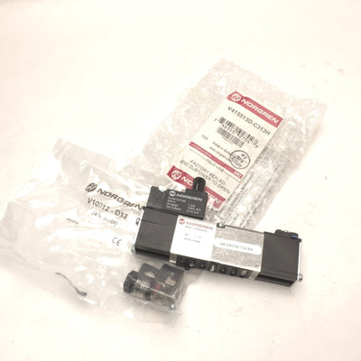 New Norgren V41513D-C313H Solenoid Valve, Voltage: 24VDC, Pressure: 0-10 Bar
