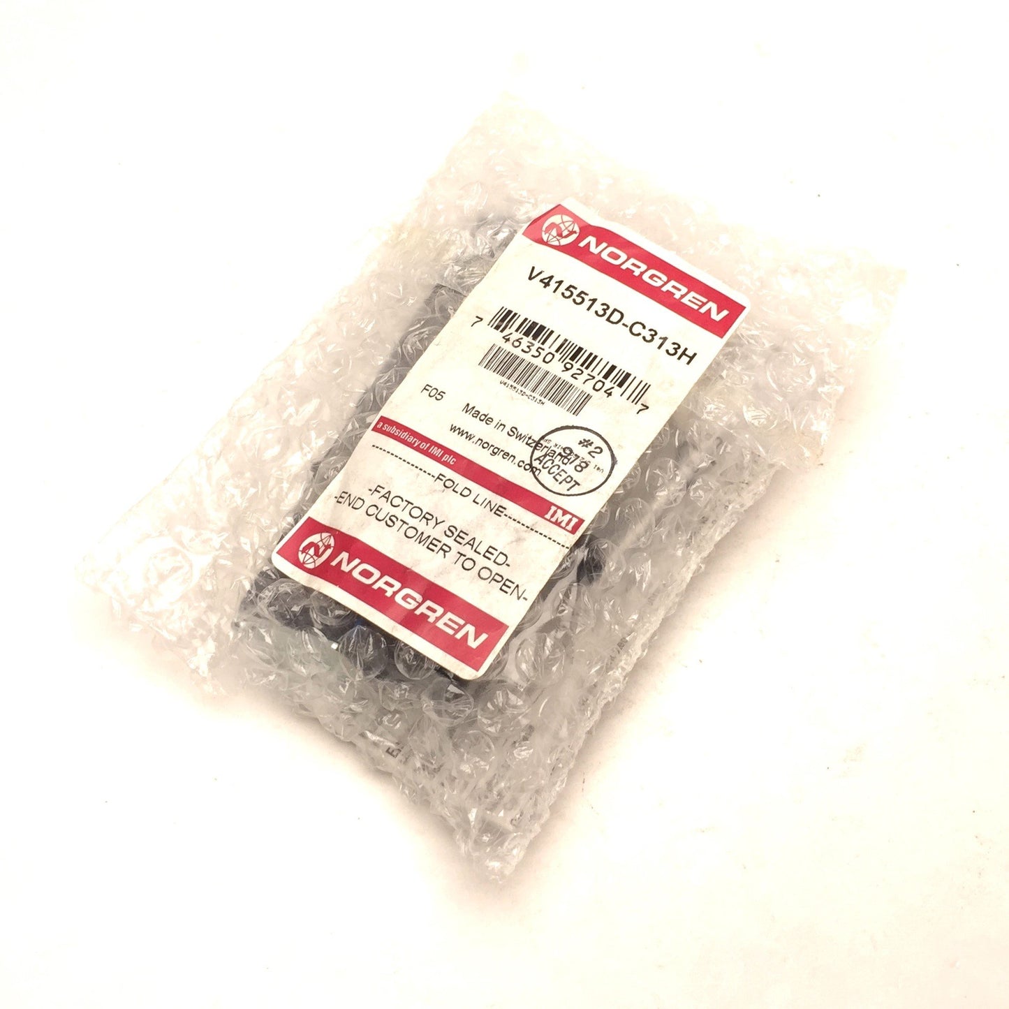 New Norgren V41513D-C313H Solenoid Valve, Voltage: 24VDC, Pressure: 0-10 Bar