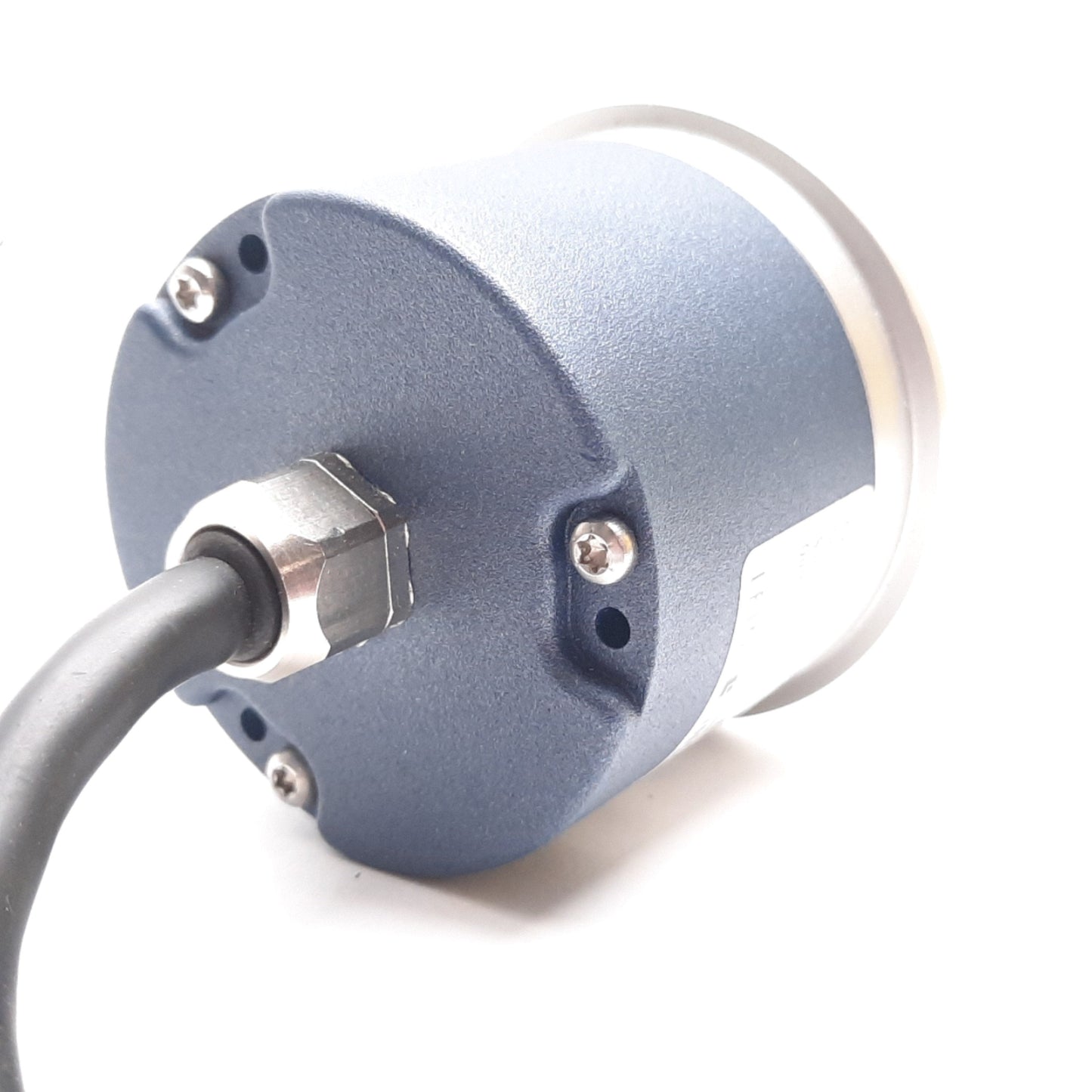 Used Leine & Linde RSI 505 538408-01 Rotary Encoder, 3/8" Shaft, 9-30VDC, 2500 PPR