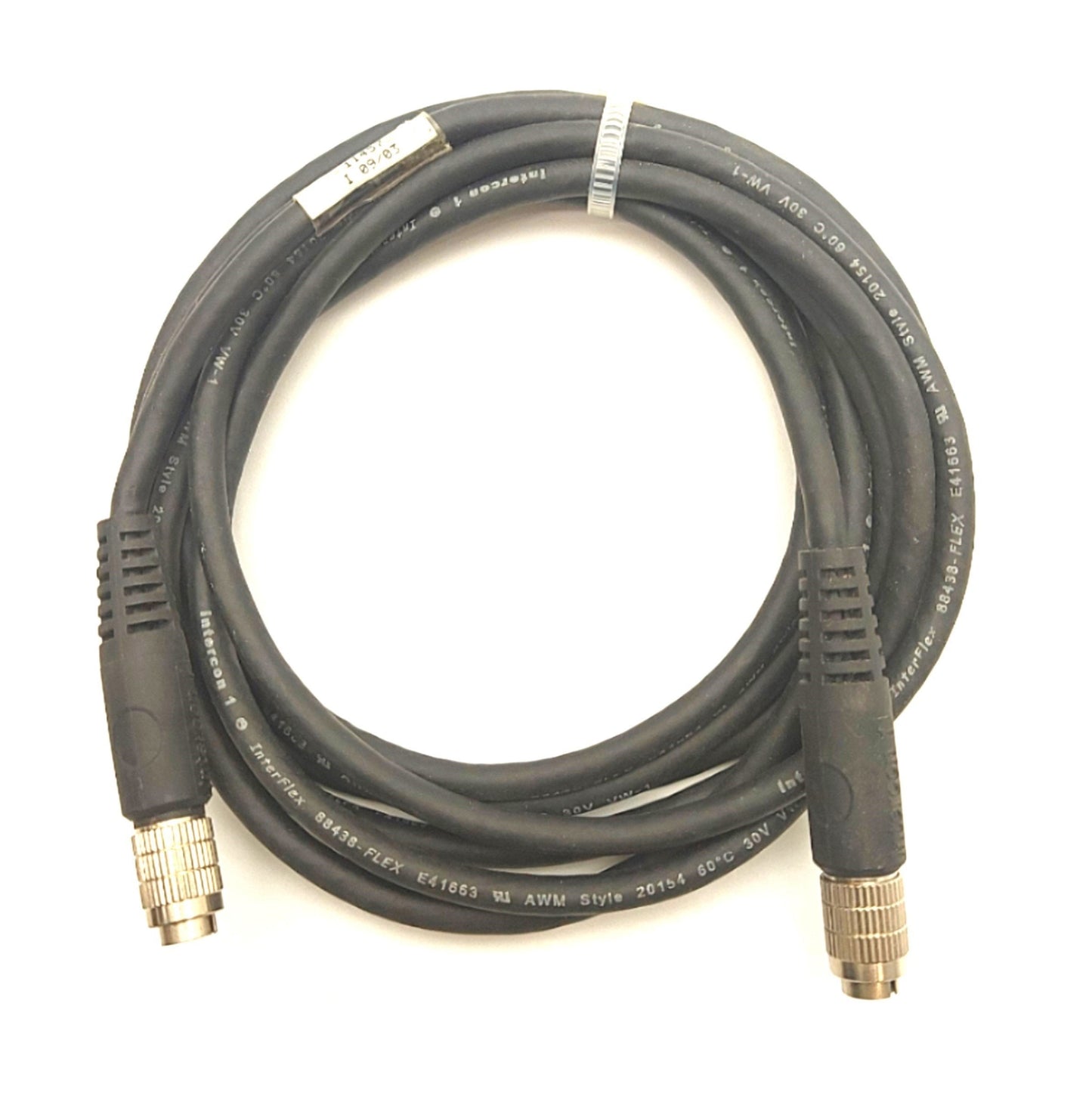 Used Intercon 1 RHC8S-3.0-P Remote Head Camera Cable For Panasonic GP-KS, 3m