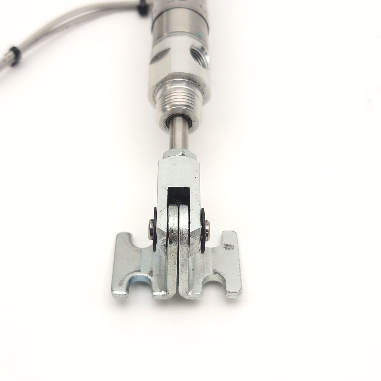 Used SMC NCDMC075-0300A Double Acting Cylinder With Auto Switches 3" Stroke 3/4" Bore