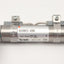 Used SMC NCDMC075-0200A Double Acting Cylinder With Auto Switches 2" Stroke 3/4" Bore