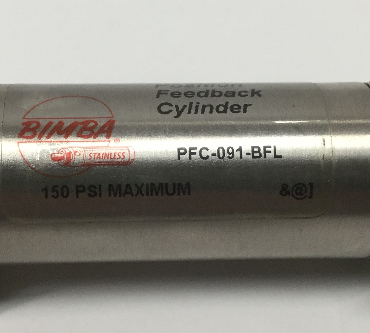 Used Bimba PFC-091-BFL Linear Position Feedback Cylinder 1-1/16" Bore, 1" Stroke
