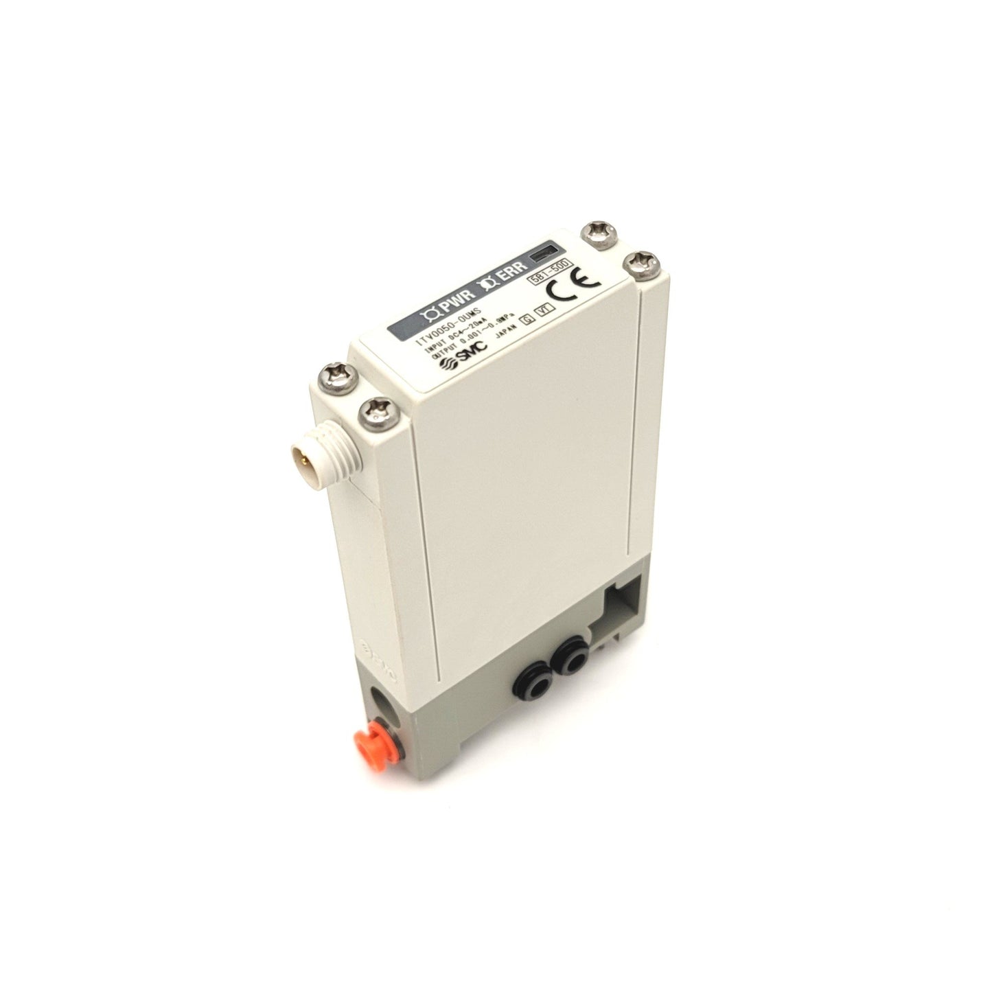 Used SMC ITV0050-0UMS Compact Electro-Pneumatic Regulator 24VDC, 4-20mA, 0.001-0.9MPa