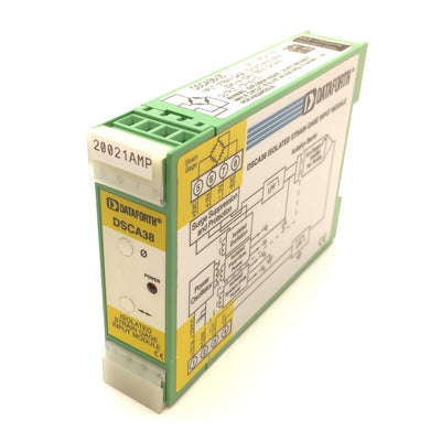 Used Dataforth DSCA38-05 Isolated Strain Gage Input Module, 300 to 10K Ohms, +/-10V