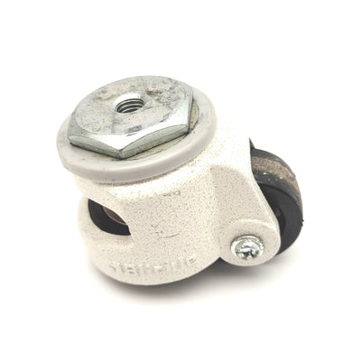 Used Blickle FootMaster GDN-60-S-NYN Stem Mounted Leveling Caster 250kg Cap M12x1.75