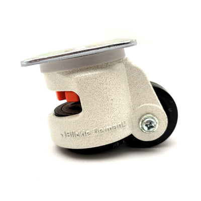 Used Blickle FootMaster GDN-60-F-NYN Plate Mounted Leveling Caster 250kg Cap 73x73mm