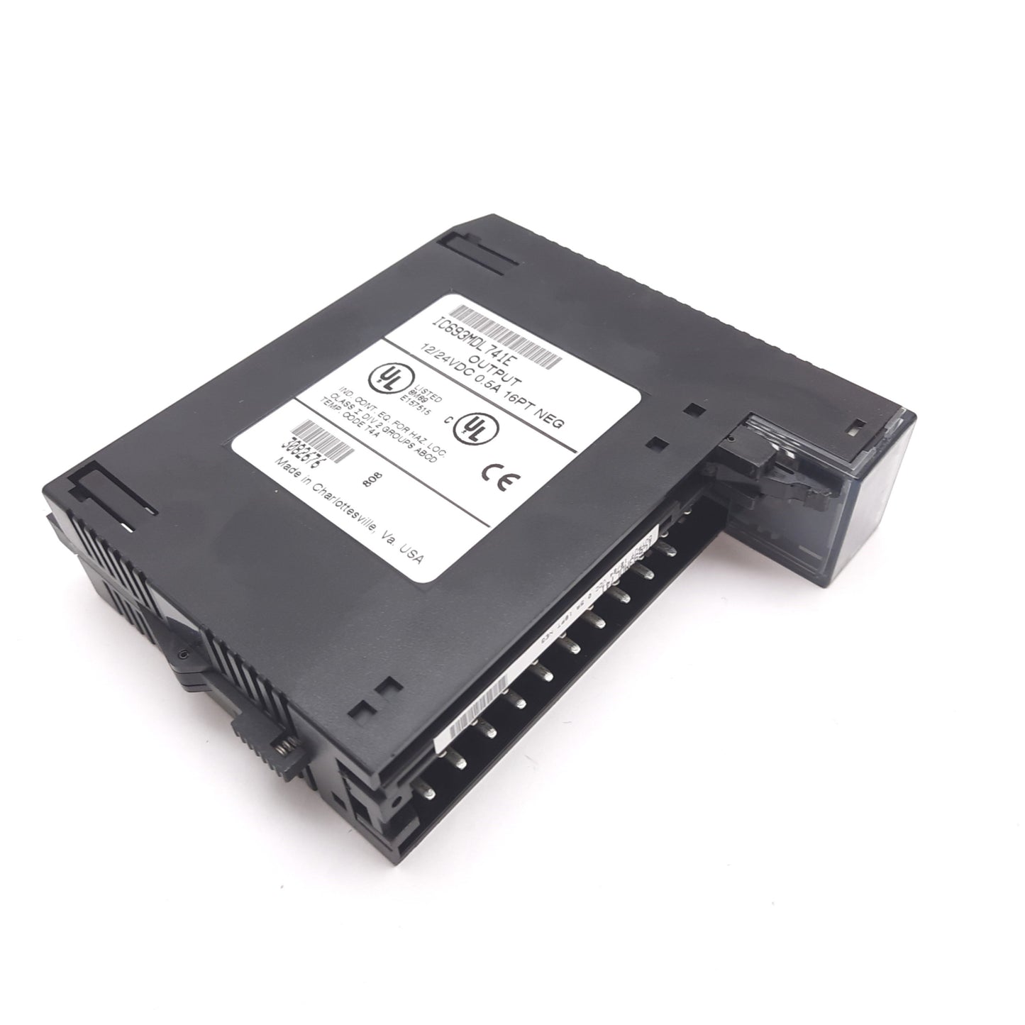 Used GE Fanuc IC693MDL741E Output Module 90-30, 16-Point Neg Logic, 12/24VDC, 0.5A