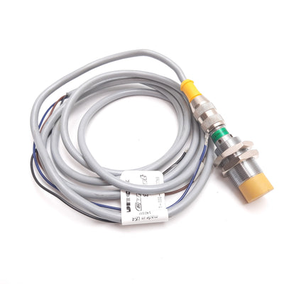 Used Turck Ni8-M18-AP6X-H1141 Inductive Sensor, 8mm, 10-30VDC, N/O PNP, M12 4-Pin
