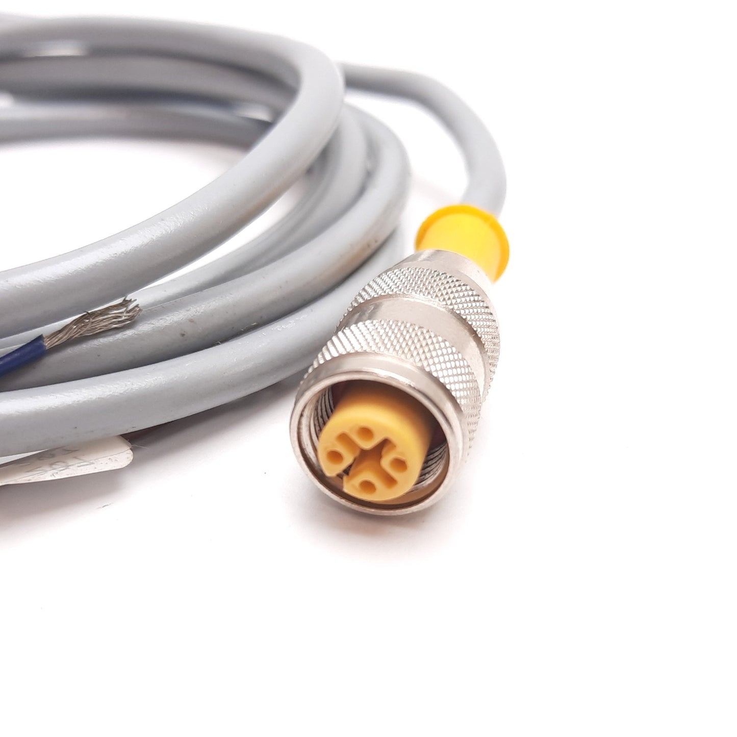 Used Turck Ni8-M18-AP6X-H1141 Inductive Sensor, 8mm, 10-30VDC, N/O PNP, M12 4-Pin