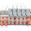 Used Lot of 5 SMC SV2400-5FU 3-Position 24VDC Solenoid Valve w/Manifold Assembly Base