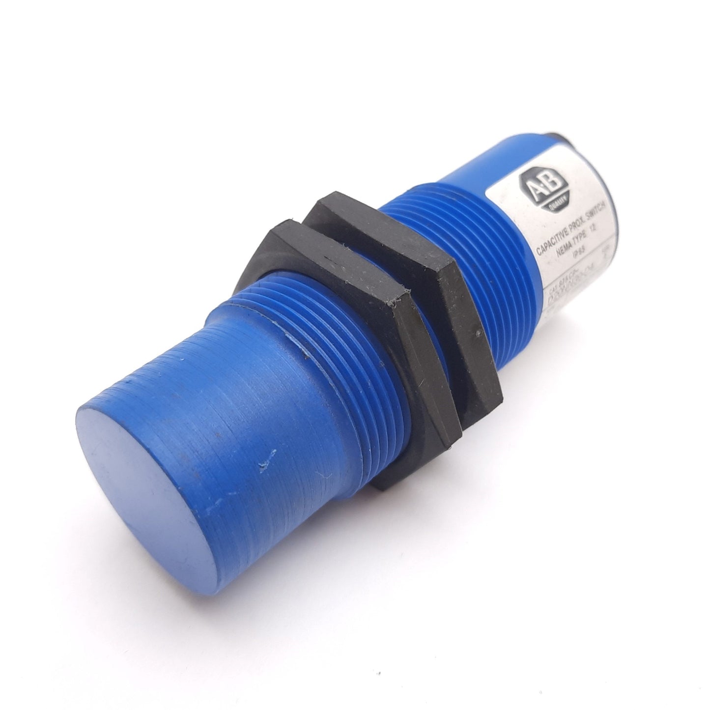 Used Allen Bradley 875CP-D20NN30-D4 Capacitive Proximity Sensor, 20mm, 10-60VDC, NPN