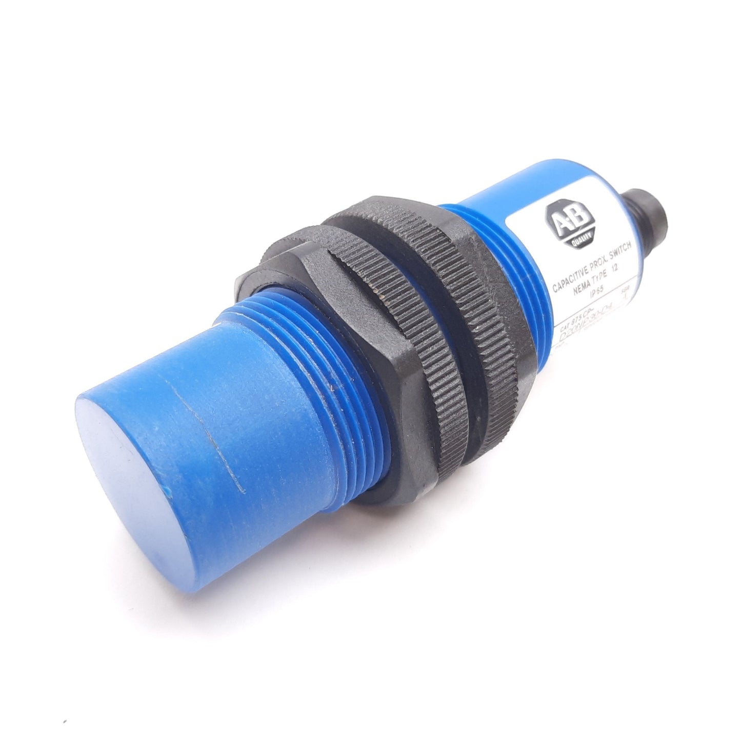 Used Allen Bradley 875CP-D20NP30-D4 Capacitive Proximity Sensor, 20mm, 10-60VDC, PNP