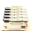 Used Lot of 5 SMC SV2400-5FU 3-Pos 24VDC Solenoid Valve, Manifold Base, Valve Plate