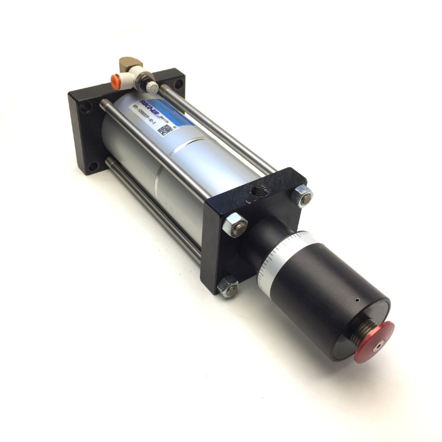 Used Fabco-Air MP2-1/2x2x2x1FF-AS-E Pneumatic Cylinder, 1/4" NPT, Bore 2.5" Stroke 2"