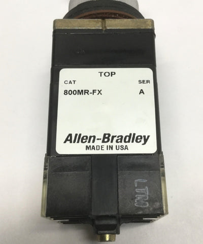 Used Allen Bradley 800MR-FX Push-Pull Button Switch Red Mushroom 2NO-2NC 300VAC 10A