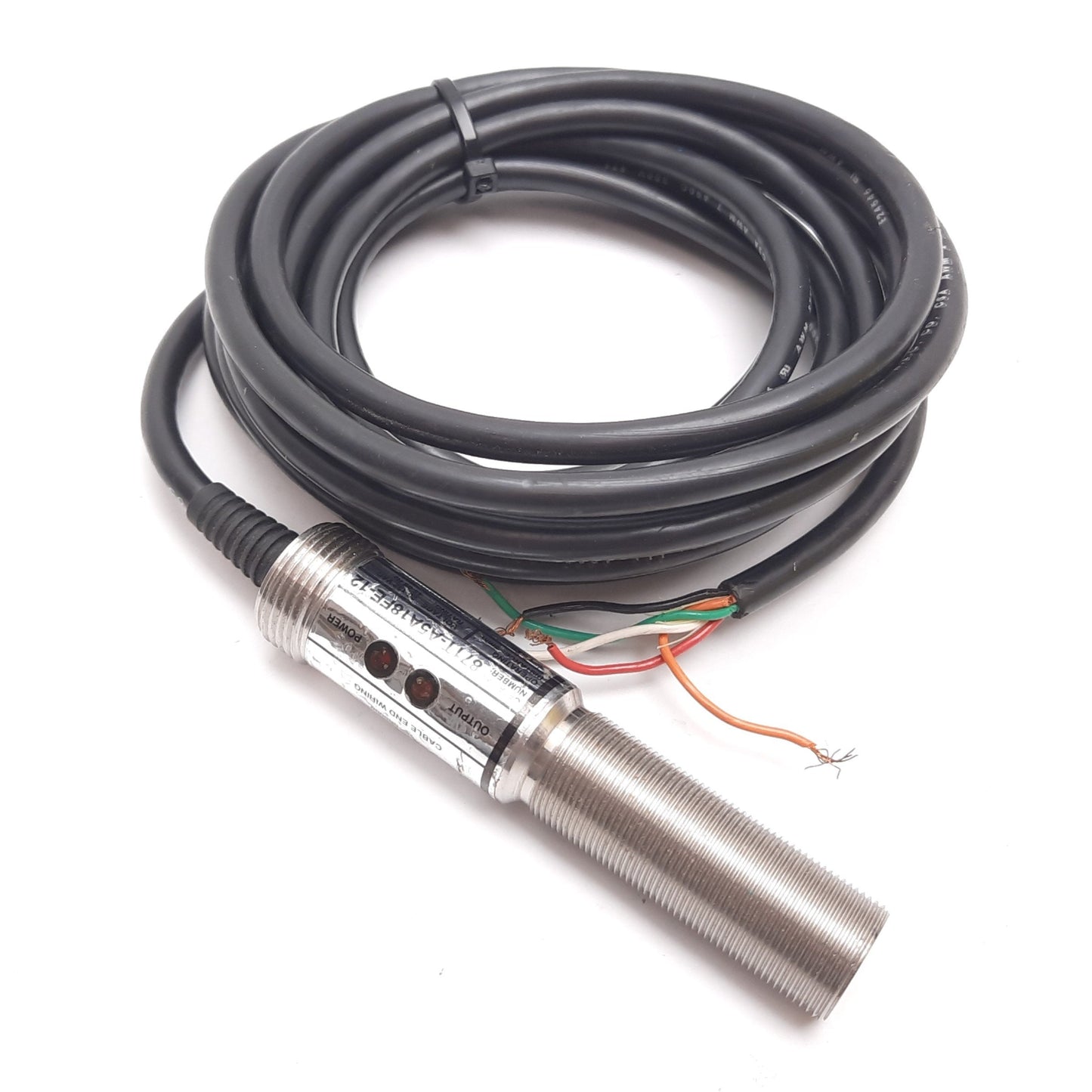 Used Allen Bradley 871T-A5A18FE-12 Ferrous Selective Inductive Proximity Sensor, 5mm