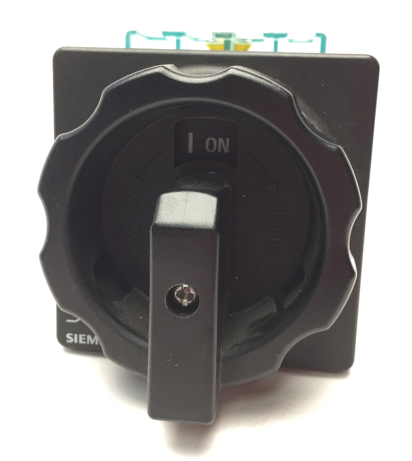 Used Siemens 3LD2003-0TK51 Disconnect Switch, 3-Pole, 2-Position On/Off, 16A 600VAC