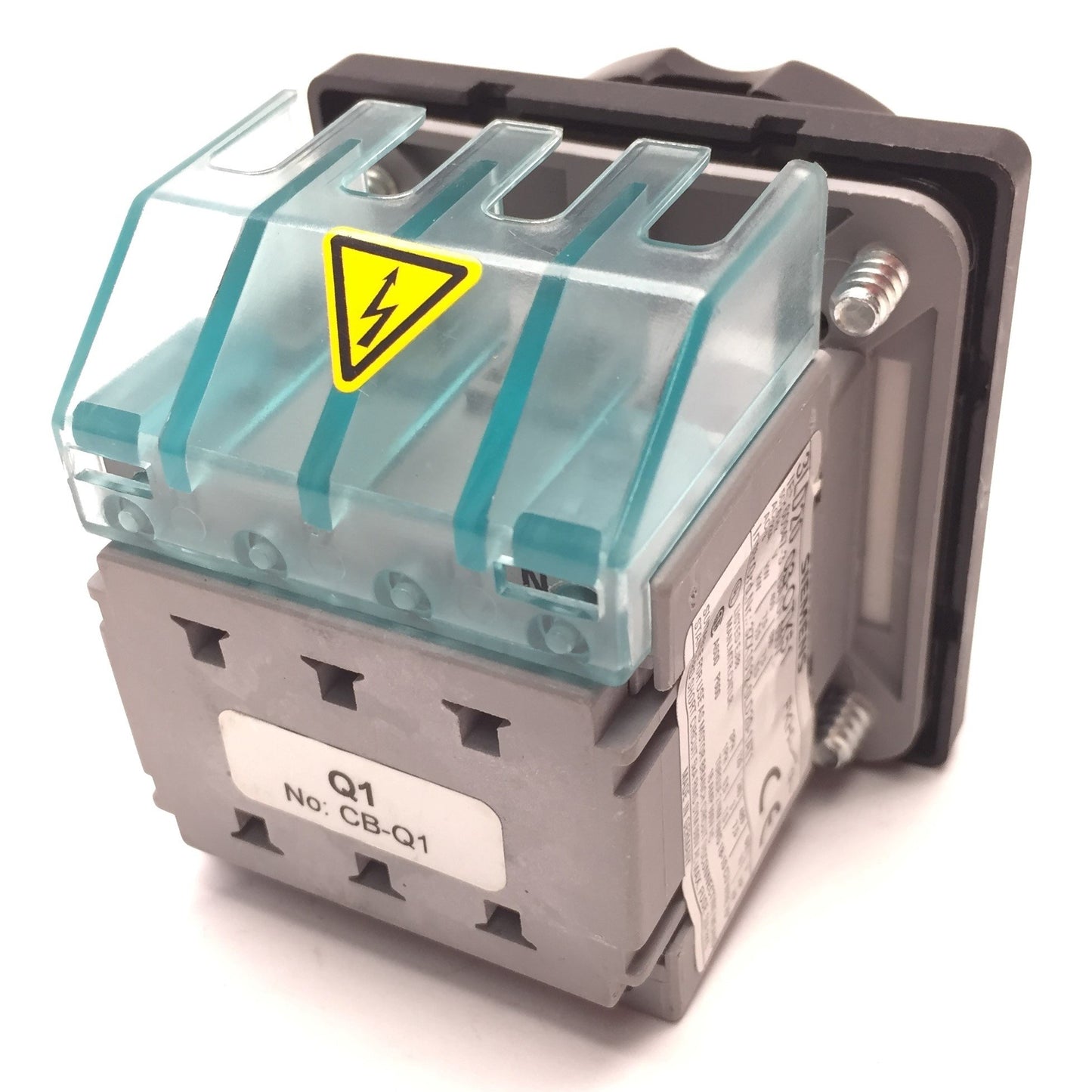 Used Siemens 3LD2003-0TK51 Disconnect Switch, 3-Pole, 2-Position On/Off, 16A 600VAC