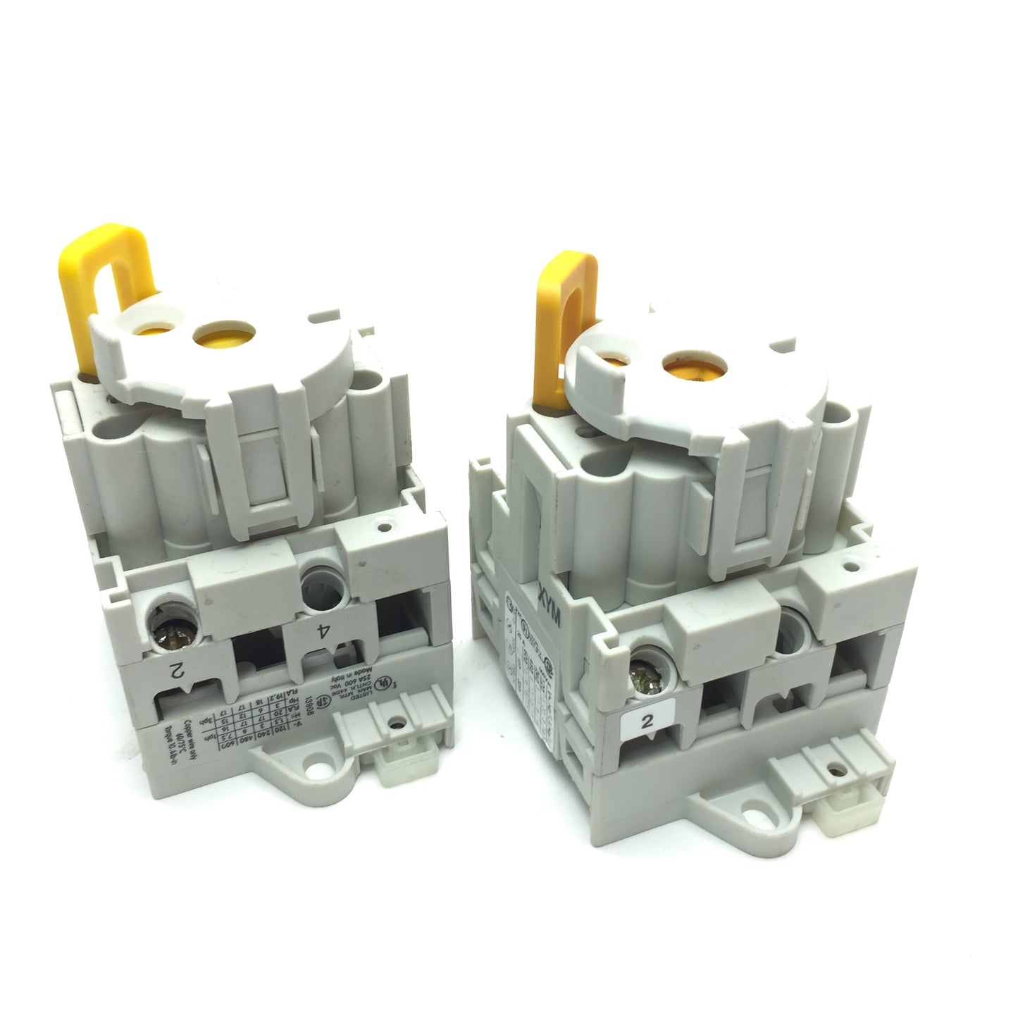 Used Lot of 2 Allen Bradley 194L-A25-1751 Disconnect Load Switch 1-Pole 25A 600VAC
