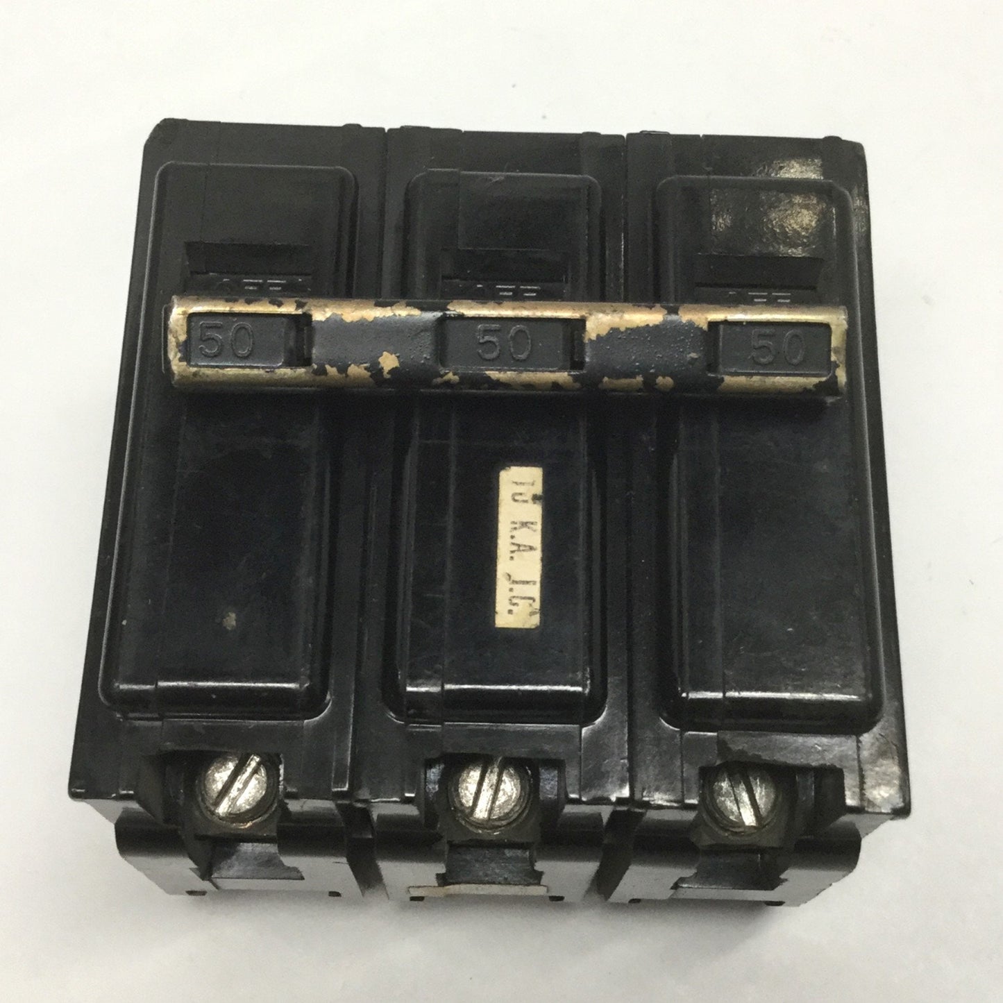 Used ITE QP3-B050 Type EQ-P Molded Case Plug-In Circuit Breaker 3-Pole 50A 240VAC
