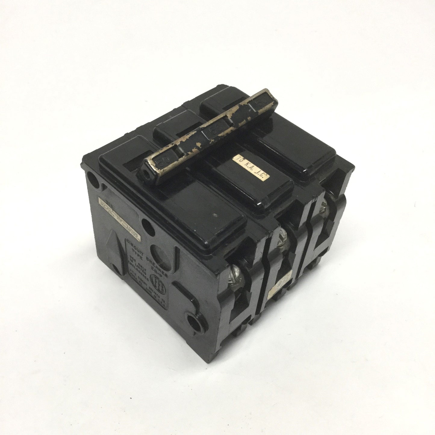 Used ITE QP3-B050 Type EQ-P Molded Case Plug-In Circuit Breaker 3-Pole 50A 240VAC