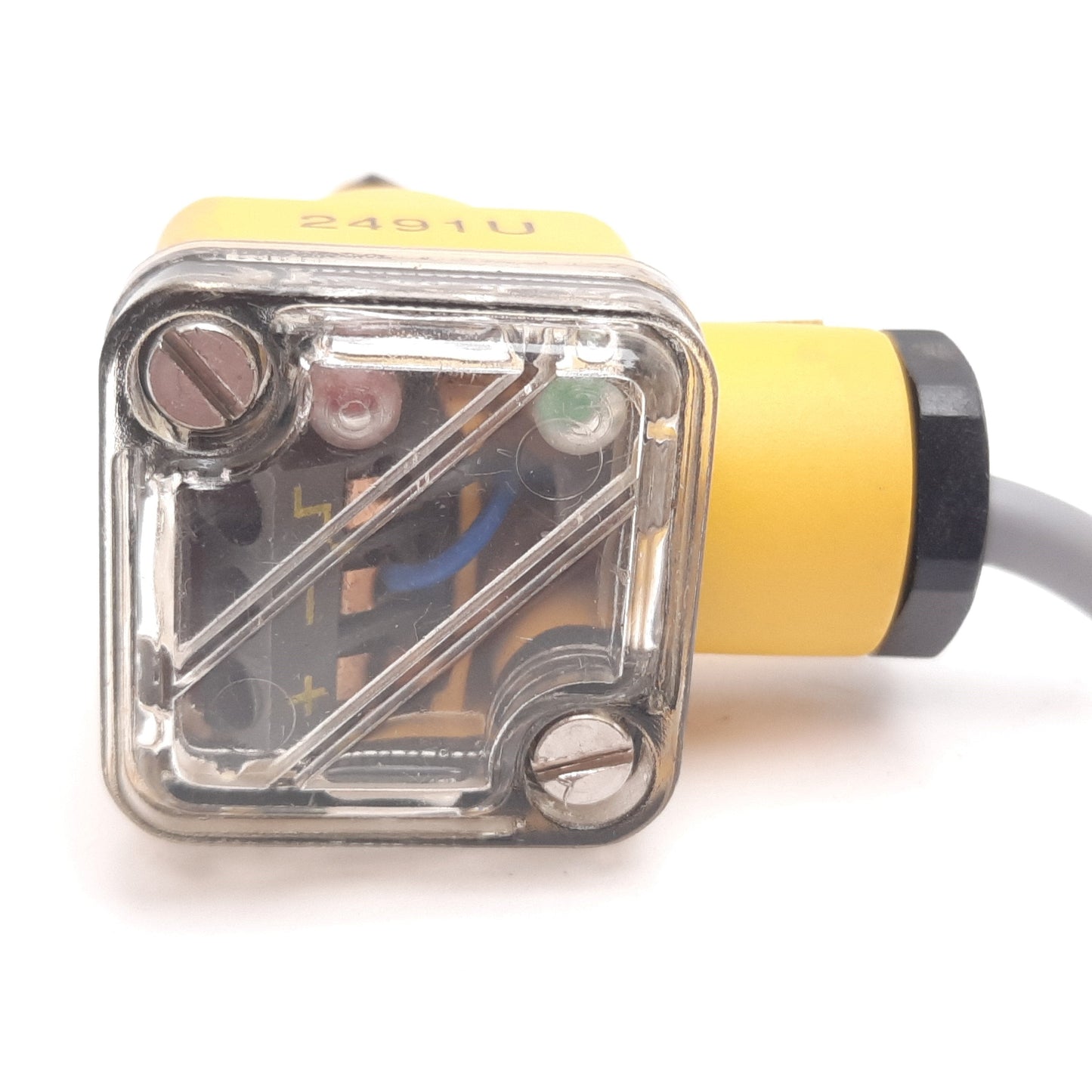Used Turck Ni5-G12SK-AN6X2 Inductive Proximity Sensor, 5mm, 10-30VDC, 200mA, NPN, M12