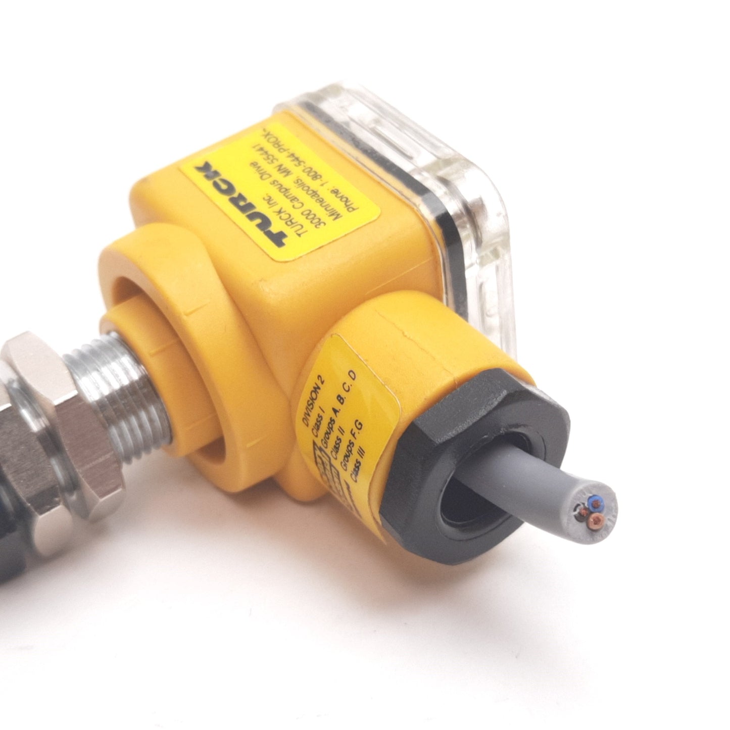 Used Turck Ni5-G12SK-AN6X2 Inductive Proximity Sensor, 5mm, 10-30VDC, 200mA, NPN, M12