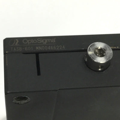 Used OptoSigma TASB-601 Linear Dovetail Stage, X-Axis, 20mm Travel, 60mm x 60mm