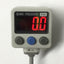 Used SMC ISE40A-01-Y-P Pneumatic Digital Pressure Switch -14.5 to 145psi, 12-24VDC