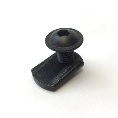 Used Lot of 100 80/20 3278 Black Zinc Slide-In T-Nut 5/16-18 Thread w/Flanged Screw
