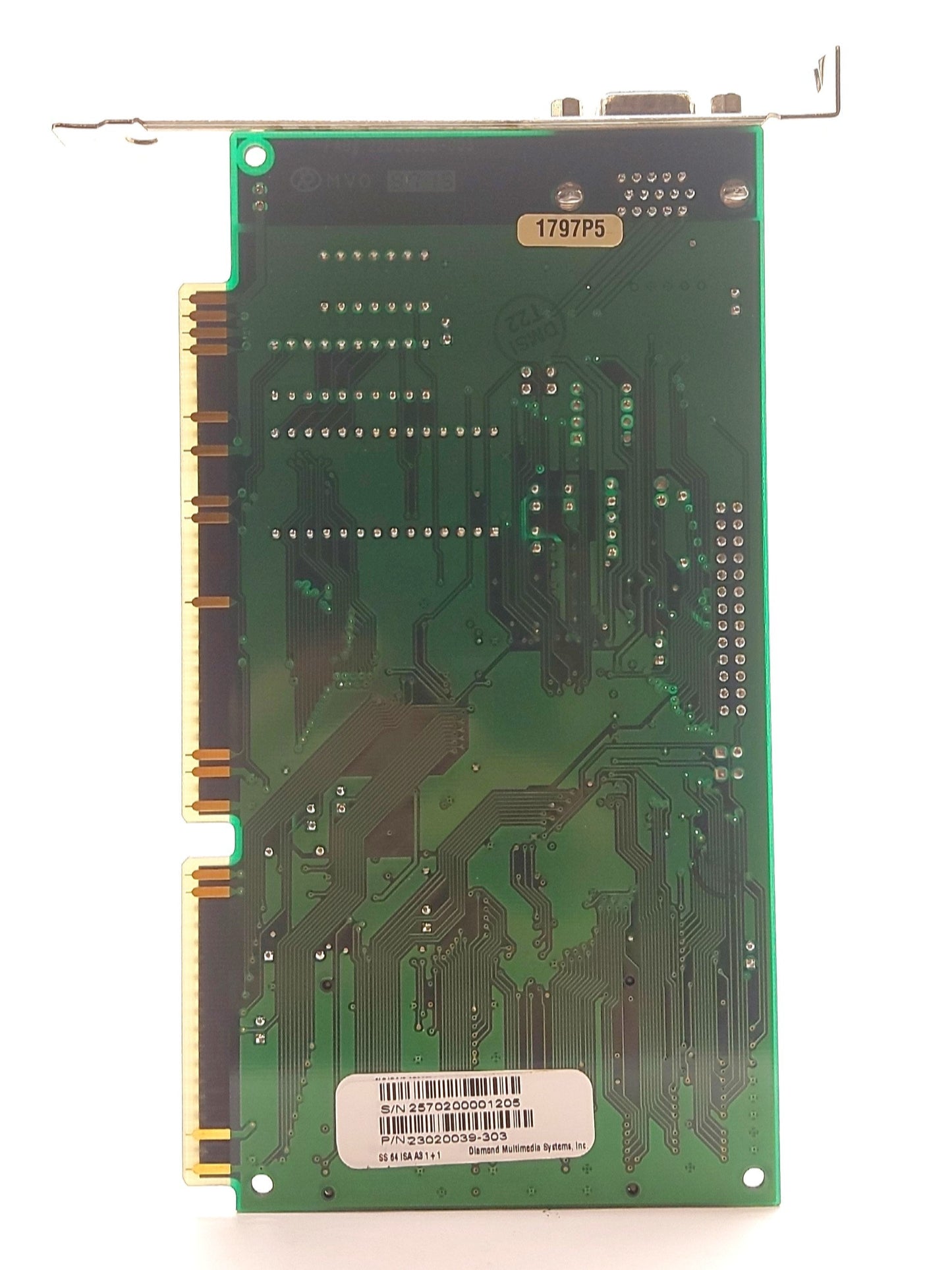 Used Diamond 23020039-303 SpeedStar64 Video Card, ISA, 2MB RAM, VGA, 64bit, CL-GD5434