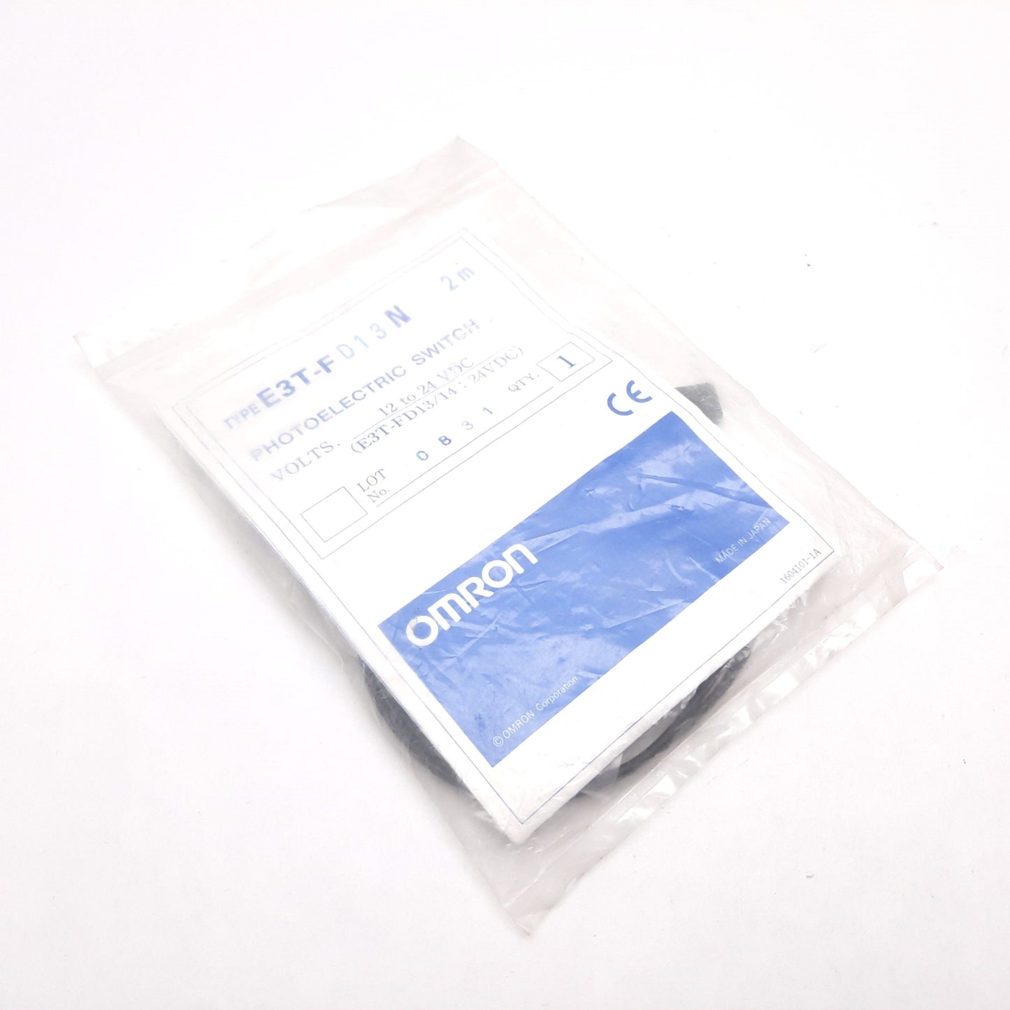 New Omron E3T-FD13N Photoelectric Sensor, Diffuse Reflective, 5-30mm, NPN, 12-24VDC