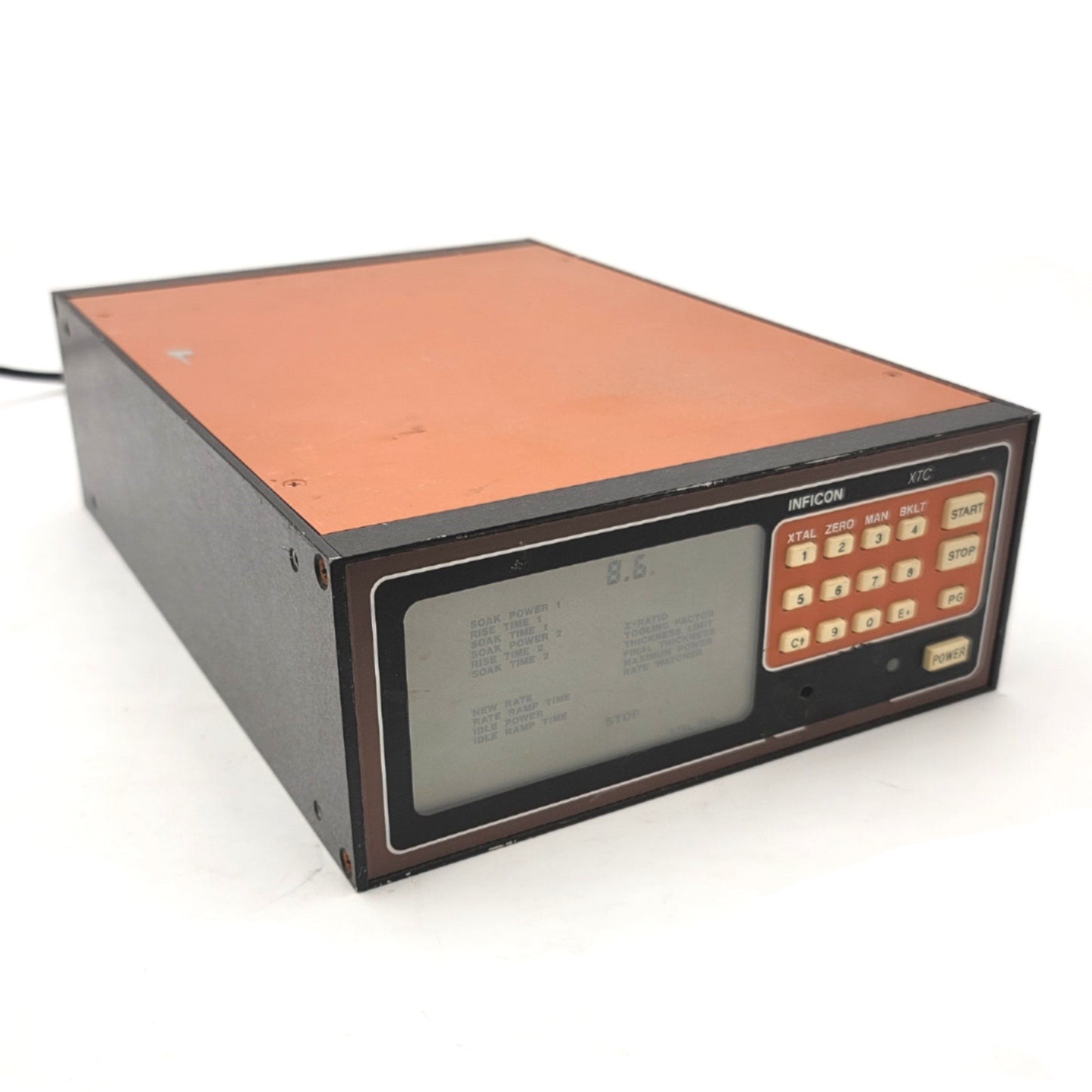Used Leybold Inficon 751-001-G1 XTC Thin Film Thickness And Rate Monitor W/ Relay I/O