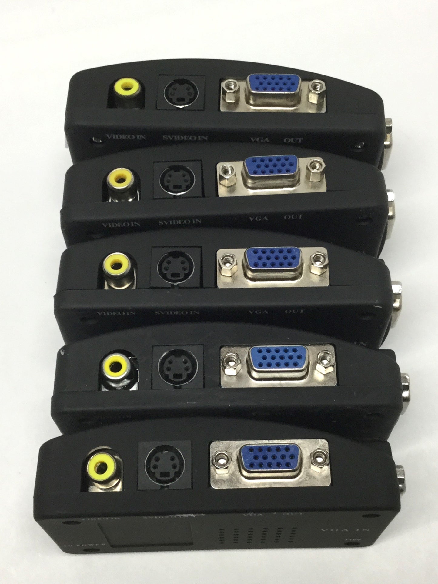 Used Lot of 5 AVInAir AV-SF-TV532 Spitfire VGA AV Video Converter Adapter RCA S-Video