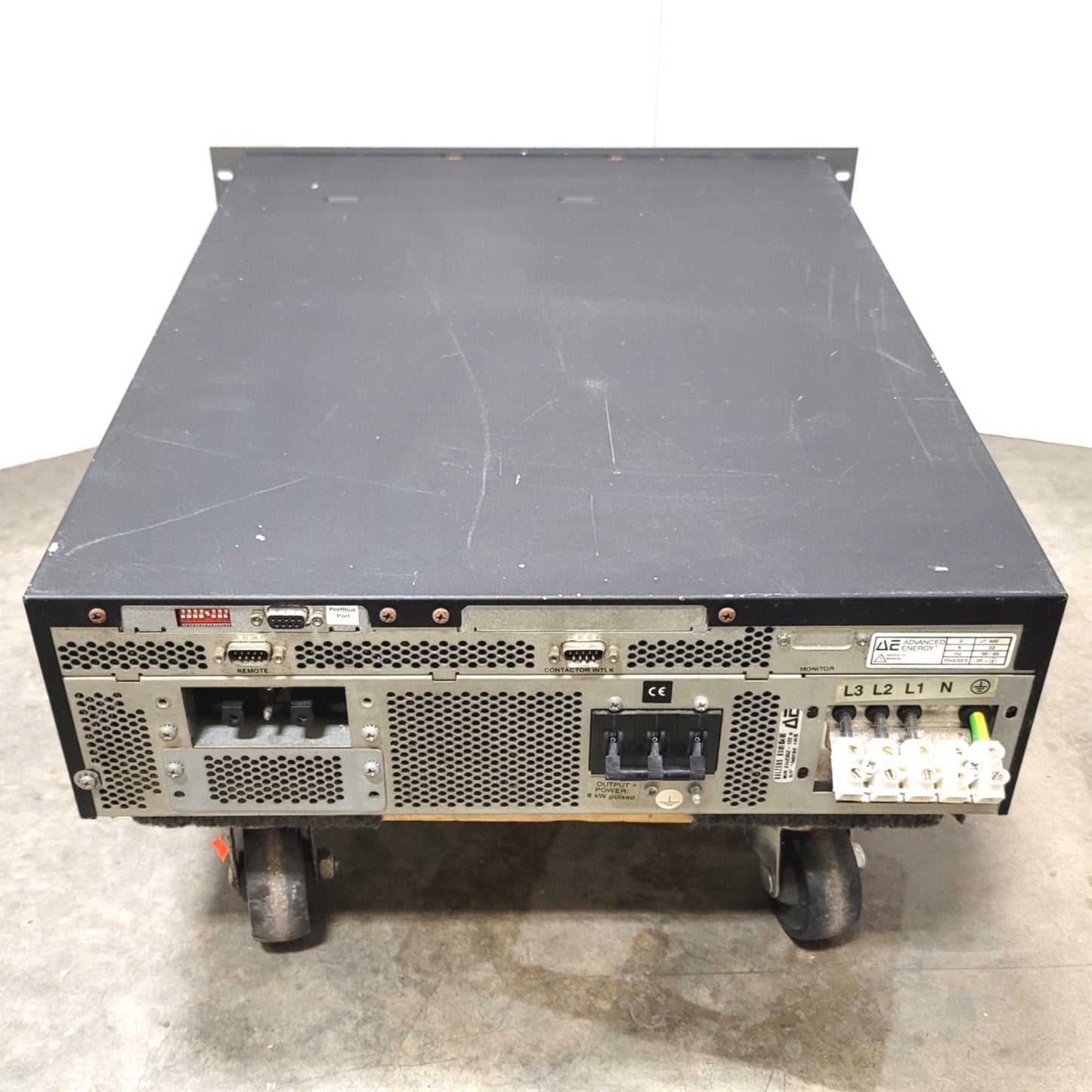 Used Advanced Energy 3152352-122 B MDX Pinnacle DC Magnetron Power Supply 8Kw 400VAC