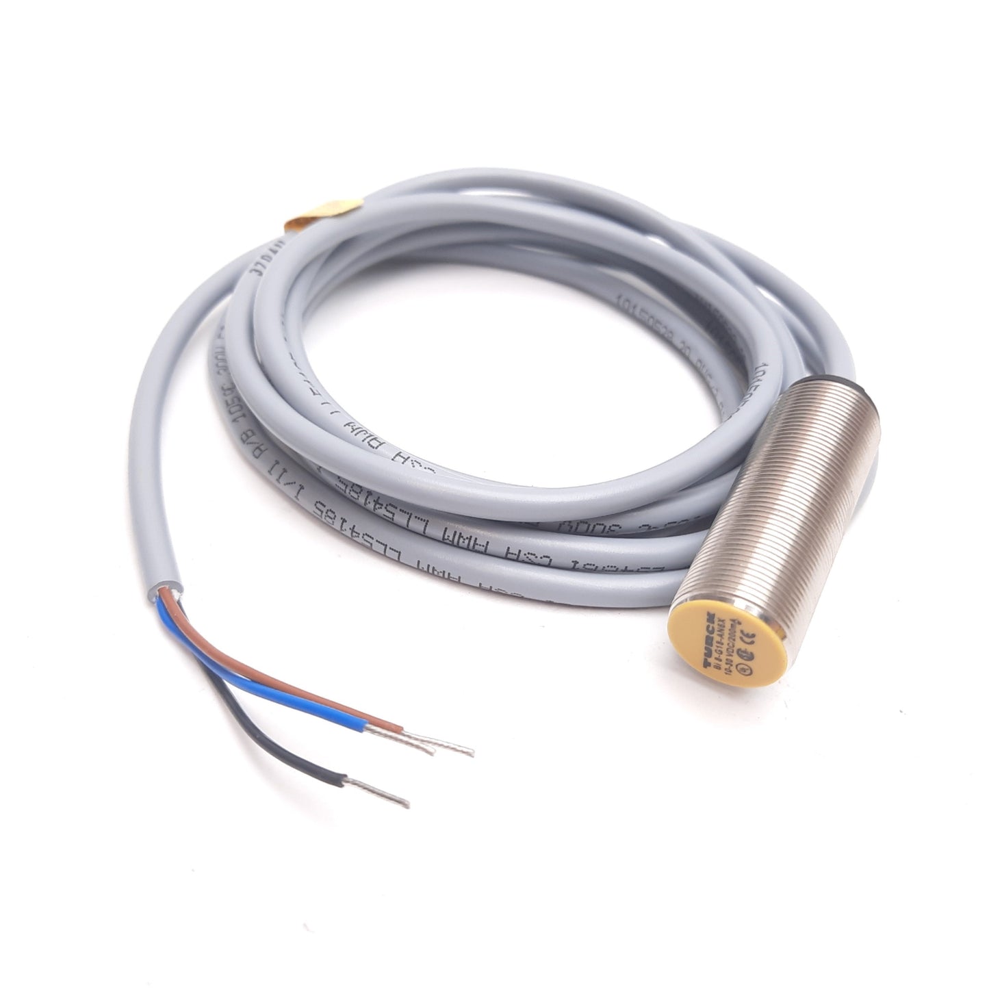 New Other Turck Bi8-G18-AN6X Inductive Proximity Sensor, 8mm, 10-30VDC, 200mA, NPN N/O