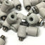 Used Lot of 15 SMC AS1201F-M5-04 Elbow Flow Controls, M5x0.8, 4mm Tube One-Touch