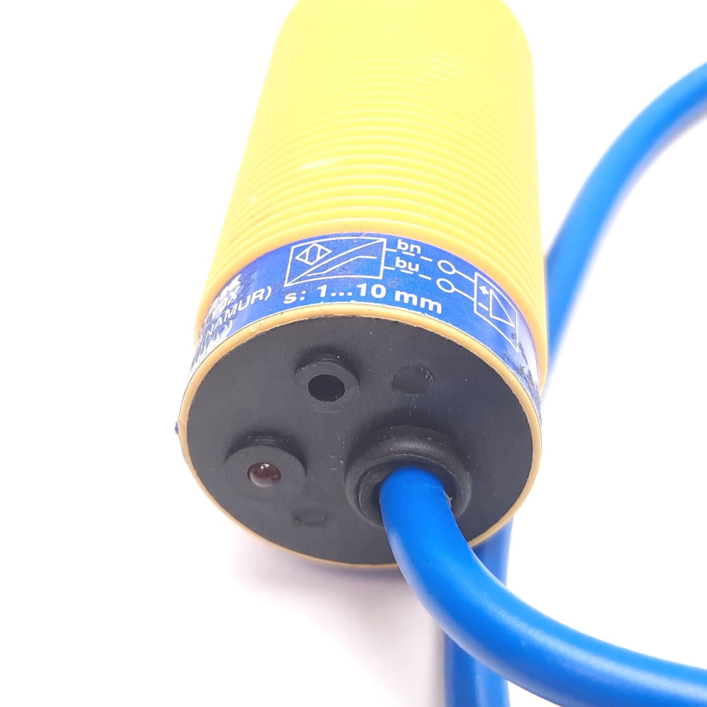 Used Turck BC10-S30-Y0X Capacitive Proximity Sensor, 1-10mm, 8.2VDC, M30, 0.5m 4-Pin