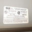 Used Saginaw SCE-14128CH Electrical Enclosure, 14" x 12" x 8", Steel, *Holes Added*