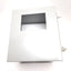 Used Saginaw SCE-14128CH Electrical Enclosure, 14" x 12" x 8", Steel, *Holes Added*