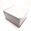 Used Saginaw SCE-14128CH Electrical Enclosure, 14" x 12" x 8", Steel, *Holes Added*
