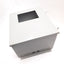 Used Saginaw SCE-14128CH Electrical Enclosure, 14" x 12" x 8", Steel, *Holes Added*