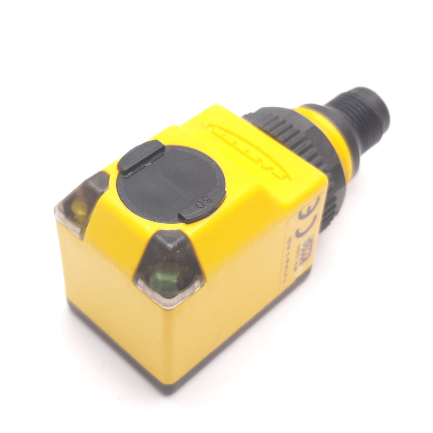Used Banner Q25SP6FF50Q Fixed Field Photoelectric Sensor, 50mm, 10-30VDC, 4-Pin M12