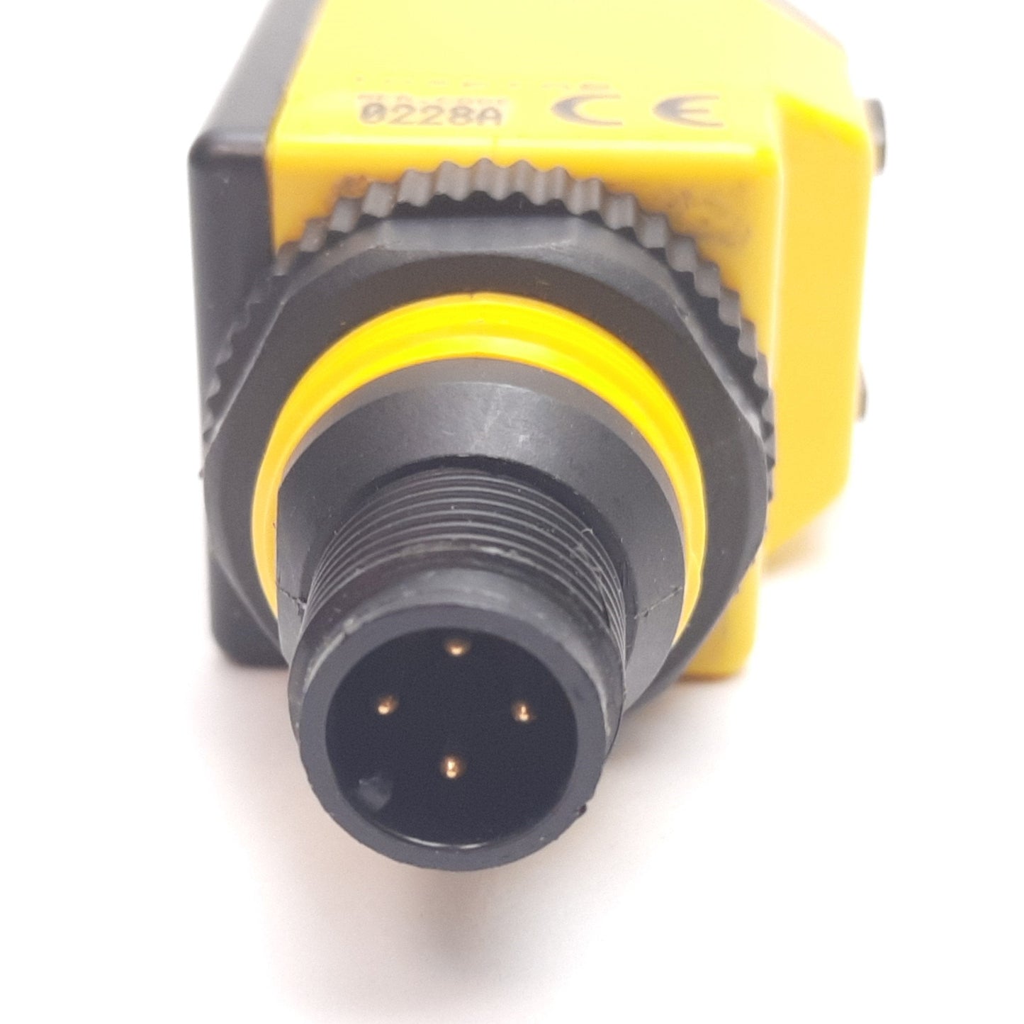Used Banner Q25SP6FF50Q Fixed Field Photoelectric Sensor, 50mm, 10-30VDC, 4-Pin M12