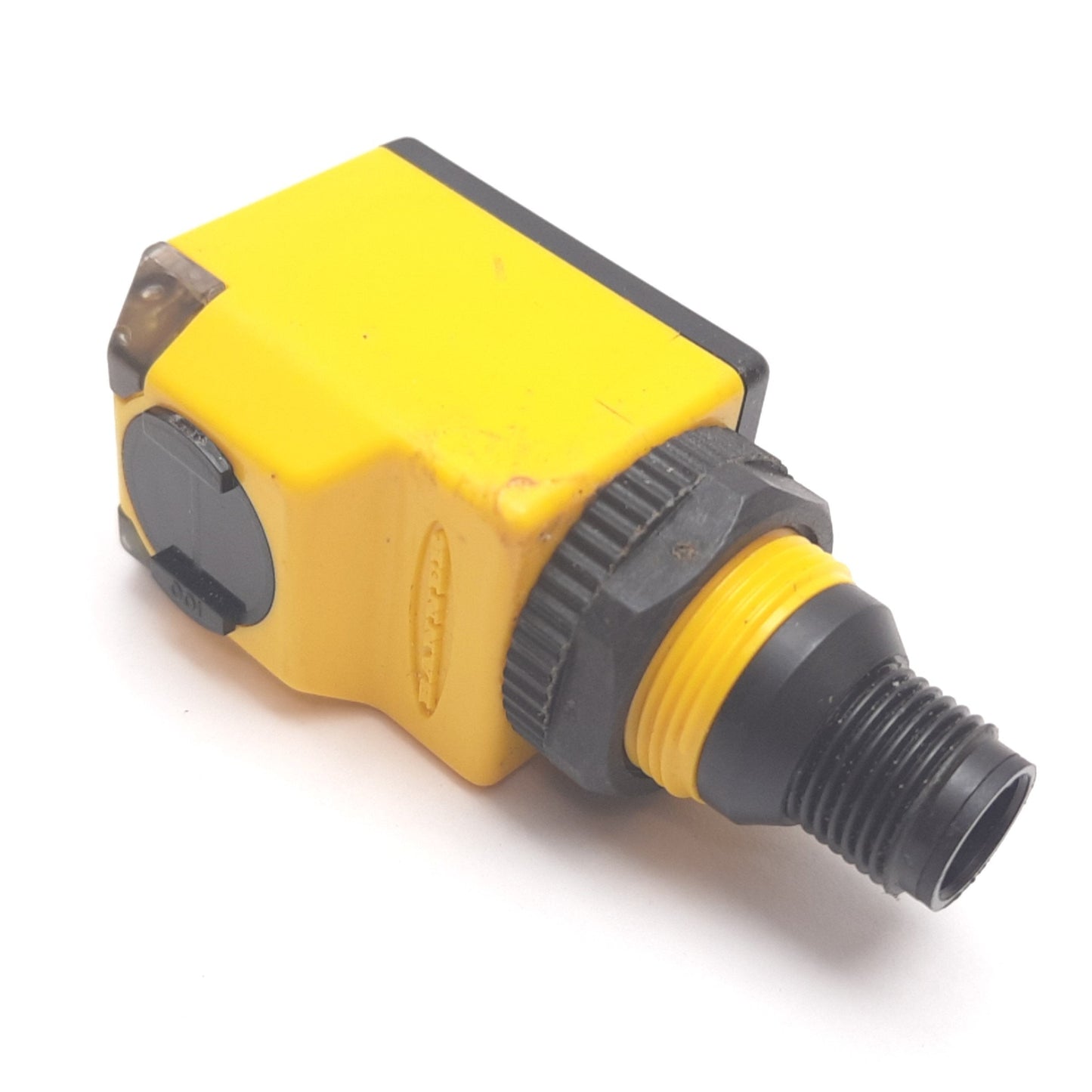 Used Banner Q25SP6FF100Q Fixed Field Photoelectric Sensor, 100mm, 10-30VDC, 4-Pin M12