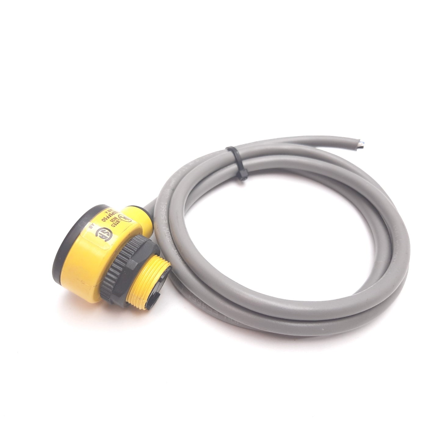 Used Banner T18SP6FF50 Photoelectric Sensor, 50mm, 10-30VDC, PNP Output, 4-Wire